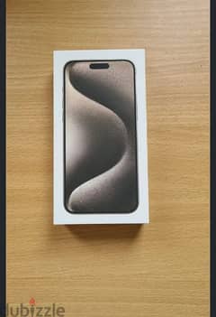 Iphone 15 pro max 256 sealed - ايفون ١٥ برو ماكس ٢٥٦ بعلبته متبرشم