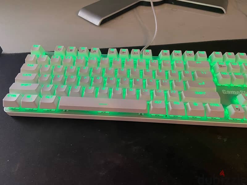 keyboard white full rgb brown switches 6