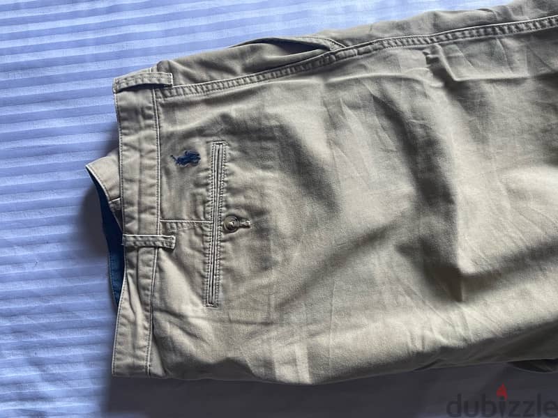 Ralph Lauren Chino Shorts (size 44) - Khaki and Navy Colored 2