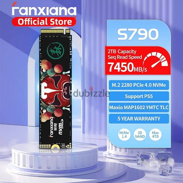Fanxiang S790 SSD 7450MBs NVMe 2