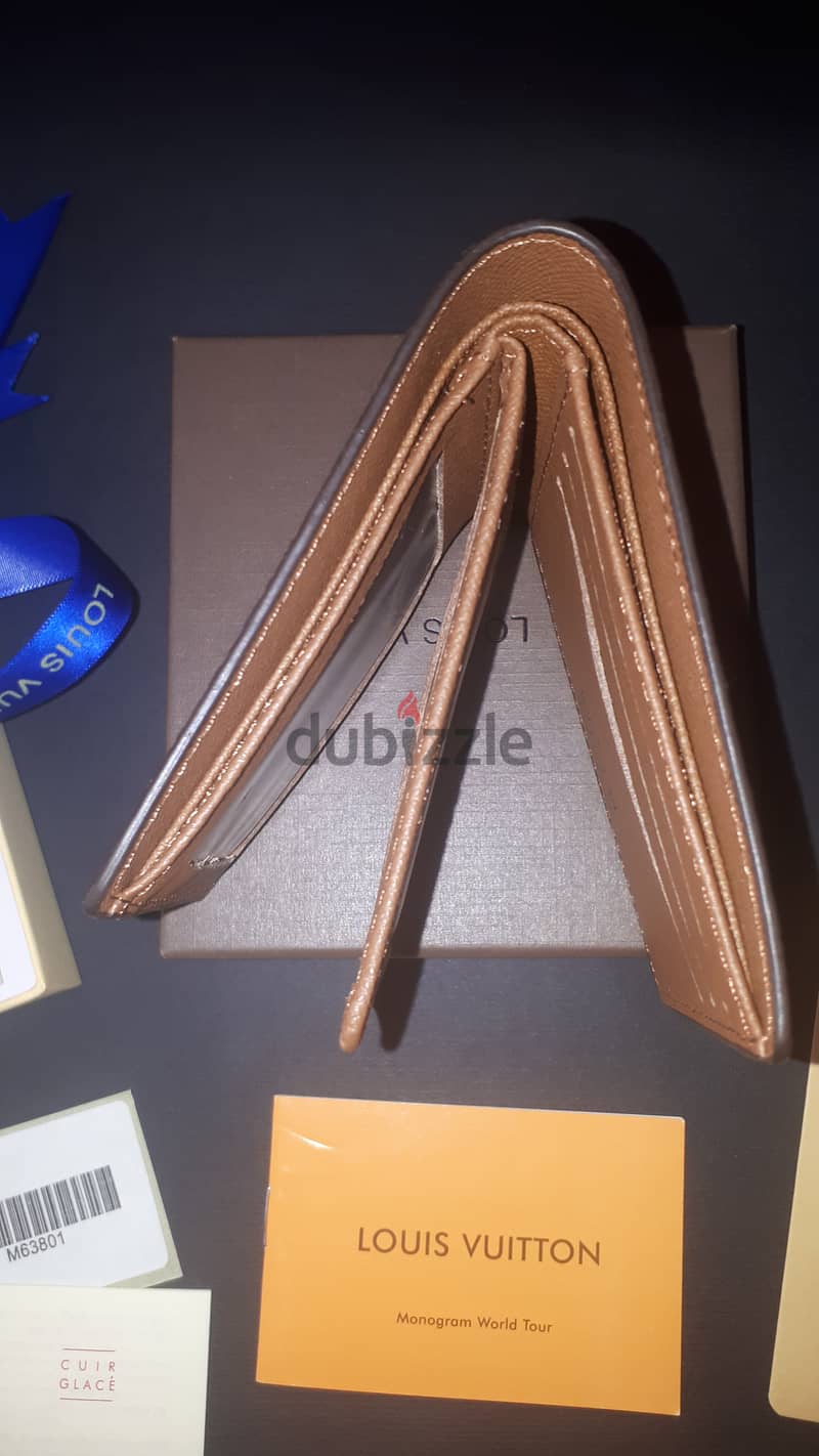 Louis Vuitton wallet محفظة لويس فيوتن فرنساوى جلد طبيعى فخم 1
