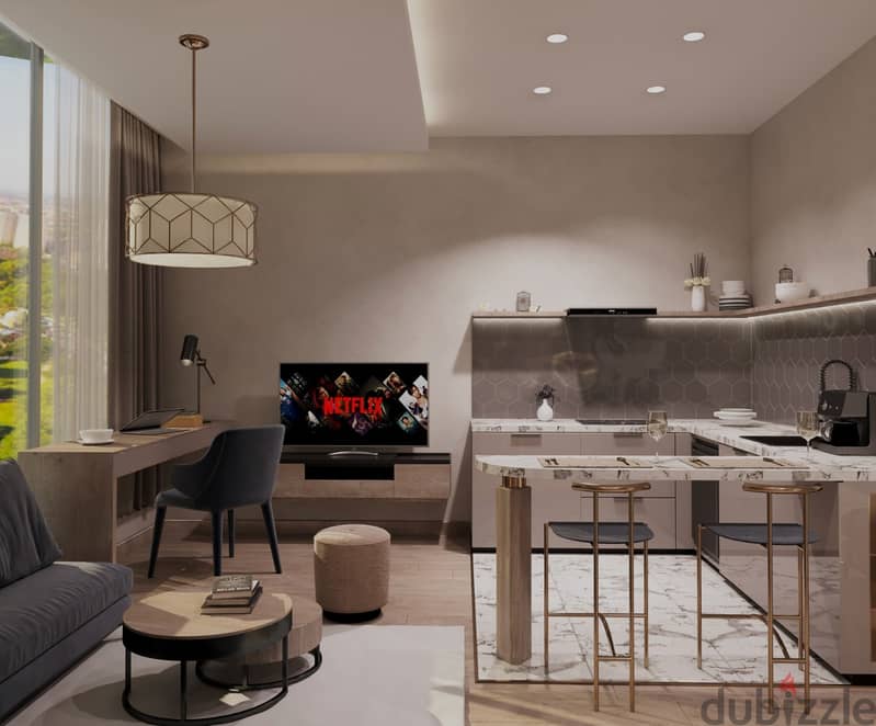 Penthouse 255 meters with a roof area of 80 meters with a 9-year installment, next to Hyde Park and the American University, with the lowest maintenan 9