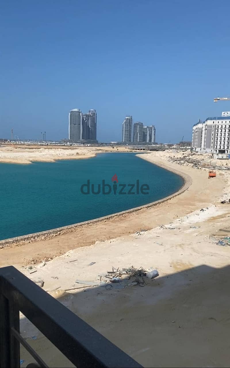 Apartment Lagoon View Fully Finished 135m For Sale In Latin District New Alamein With Installments and Down Payment 7 Y 13