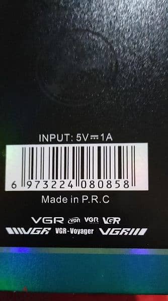 ماكينة حلاقة شعر وذقن VGR شحن كهرباء 4