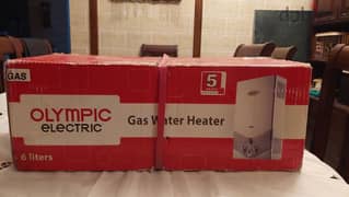 Olympic electric gas water heater 6 L