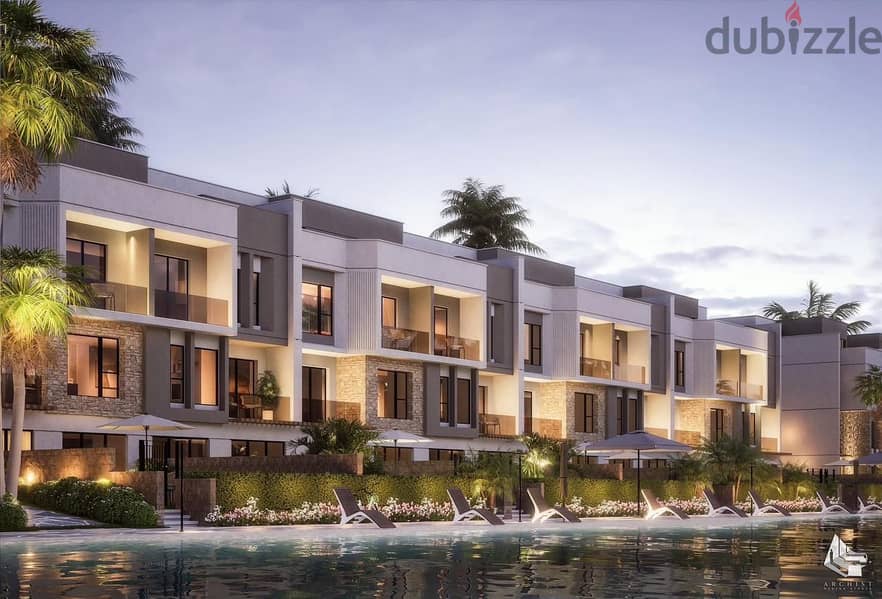 Receive an immediate townhouse in Isola, Sheikh Zayed, in installments 1