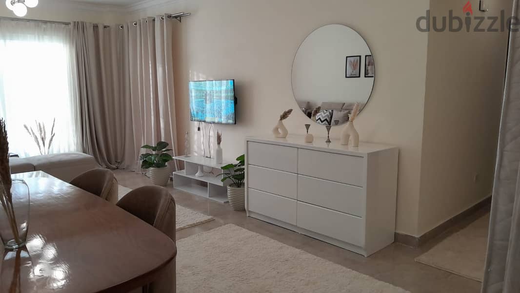 Furnished apartment for rent at Dar Misr compound , Sheikh zayed 3