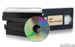 ذكرياتك ديجيتال تحويل اى شريط فيديو VHS  
أو شريط كاسيت . . .