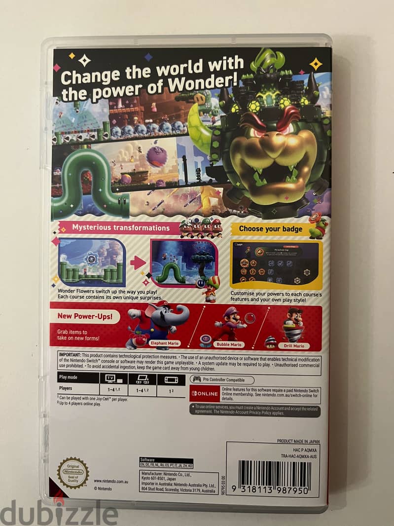 Super Mario Bros. Wonder - Nintendo Switch 1