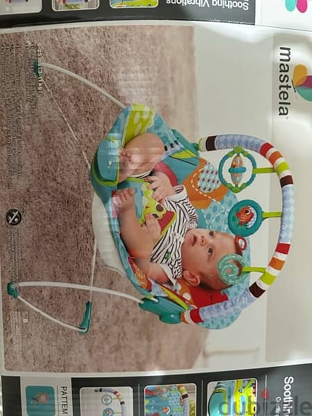 baby bouncer from hedeya used in excellent condition 1