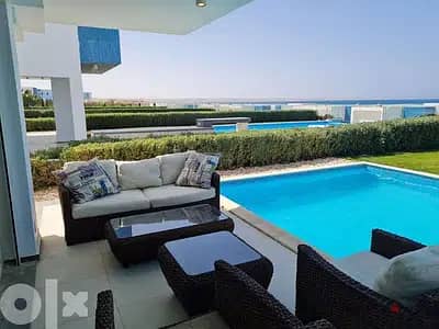 First row villa overlooking the sea for sale on the North Coast in De Bay Village, developed by Tatweer Misr 3