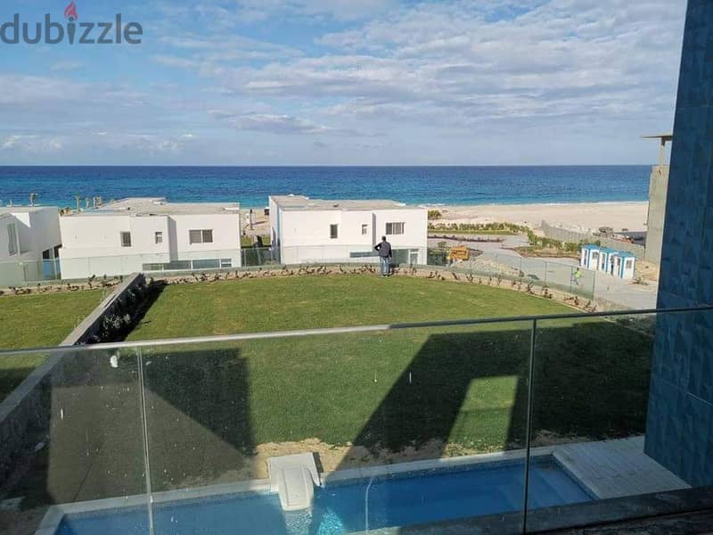 First row villa overlooking the sea for sale on the North Coast in De Bay Village, developed by Tatweer Misr 17