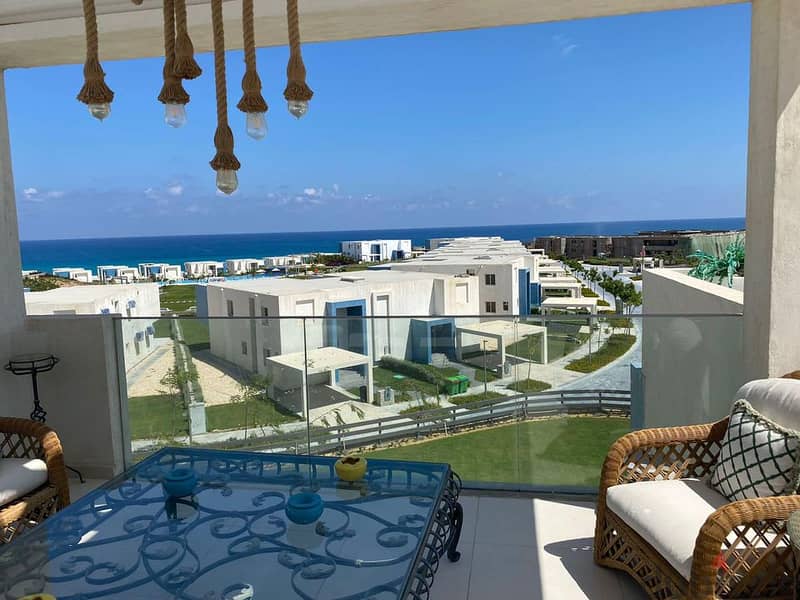 First row villa overlooking the sea for sale on the North Coast in De Bay Village, developed by Tatweer Misr 20