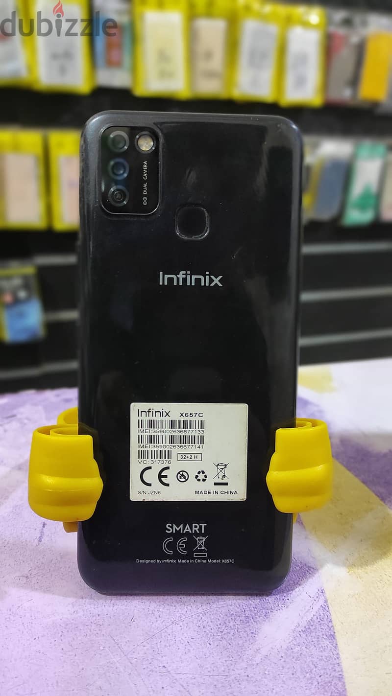 موبايل Infinix Smart 5 بالكرتونة والشاحن 2