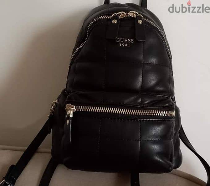 GUESS black backpack / bag 3