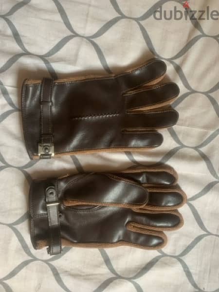 Vintage original leather gloves 1