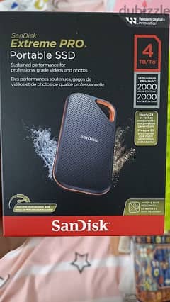 SanDisk 4 TB external hard disk