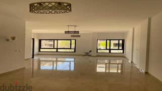 A very special split apartment, fully finished and immediate delivery, for sale in Al Marasem Compound in the heart of Golden Square in the Fifth Sett