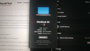 MacBook air m1 16g 256g