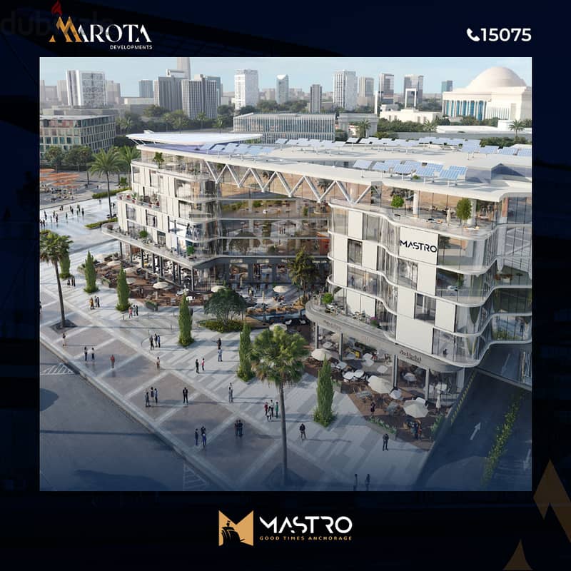 استلم وحدتك التجارية متشطبة بالكامل بالعاصمة الادارية الجديدة مع Mastro Mall بالداون تاون حي التنزهة و التسوق 1