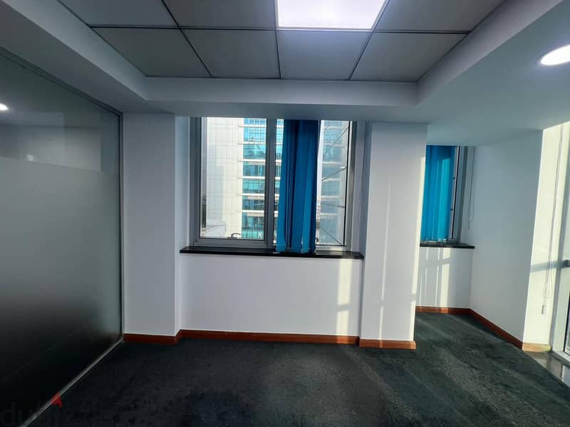 Fully finished admin office 129m in South 90 New Cairo 4