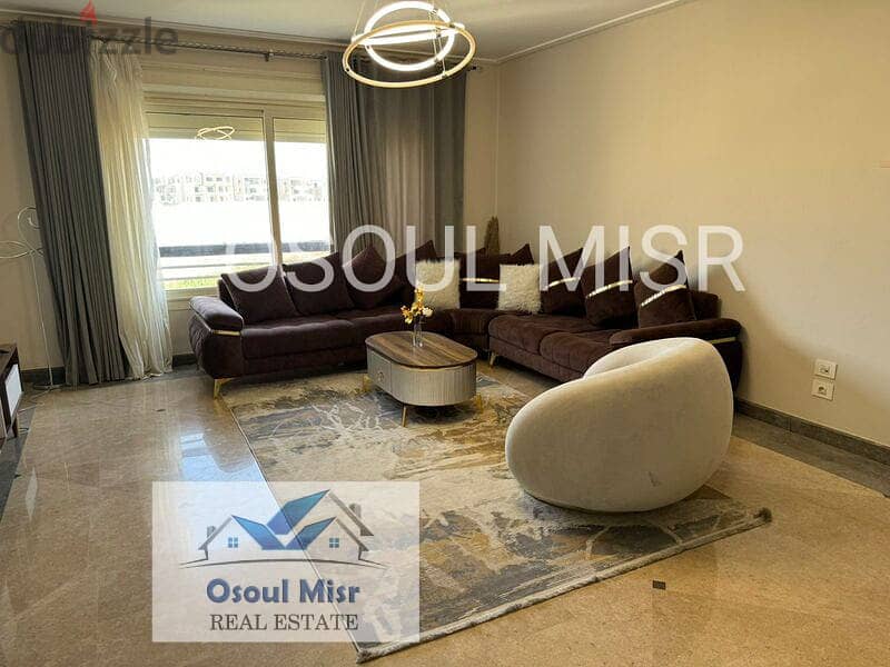 Modern, furnished penthouse apartment for rent in Amberville New Giza 2