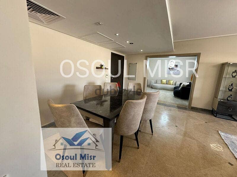 Modern, furnished penthouse apartment for rent in Amberville New Giza 9