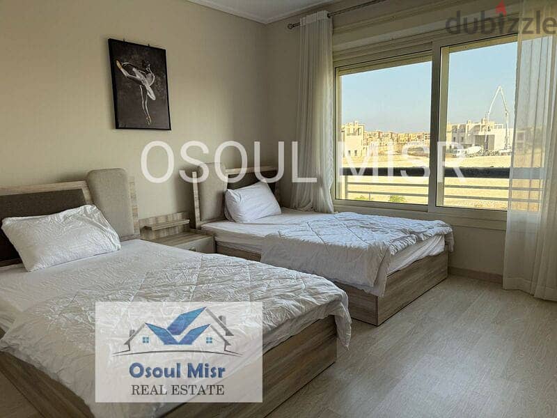 Modern, furnished penthouse apartment for rent in Amberville New Giza 16
