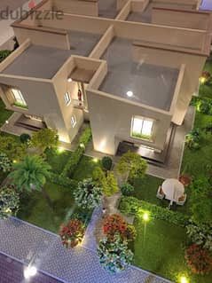 A new offer from Misr City Company, a 143 sqm quattro villa for sale in Taj City Compound, installments over 8 years