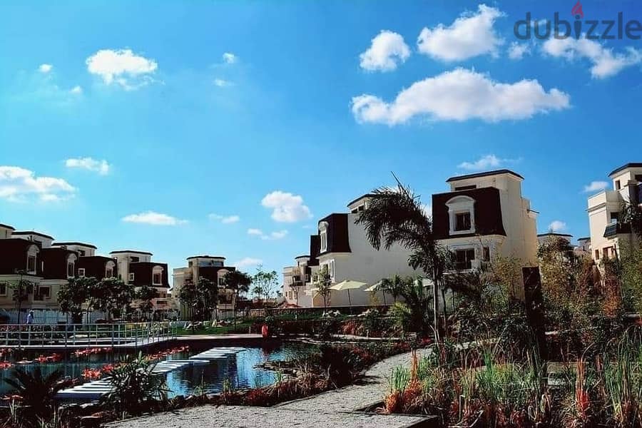 i villa Roof (2th floors) terrace 60sqm with 20% cash discount / للبيع اي فيلا روف  على اللاجون في ماونتن فيو القاهرة الجديدة 0