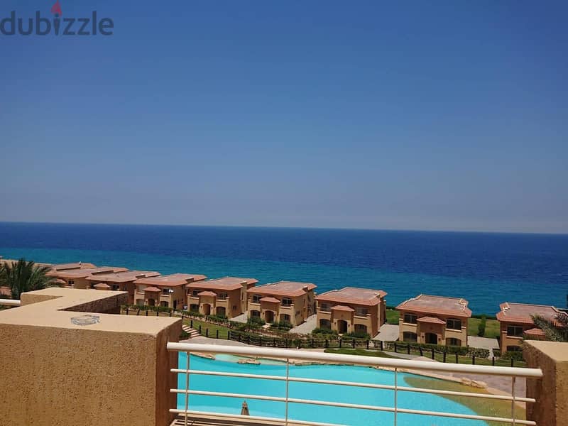 For sale, a fully finished 3-bedroom chalet with a distinctive view in Ain Sokhna 0