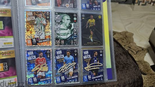 كروت لاعبين كرة القدم panini +match attax +365