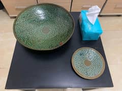 Artisan Arabic Calligraphy Pottery