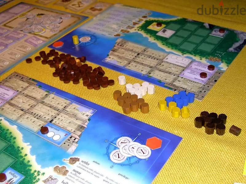 Puerto Rico Boardgame ( missing few wooden pieces easily replacable)1 3