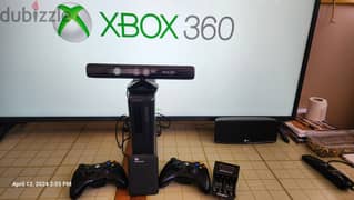 XBOX360 معدل هارد 1 tb-دراعيين-90 لعبة-كاميرا معطلة-شاحن بطارية-كابل 0