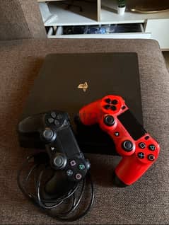 ps4 with 2 controllers 1TB excellent condition 0