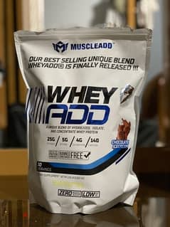 whey protein muscle add واي بروتين ٢٥ سكوب مركز بشوكولاته
