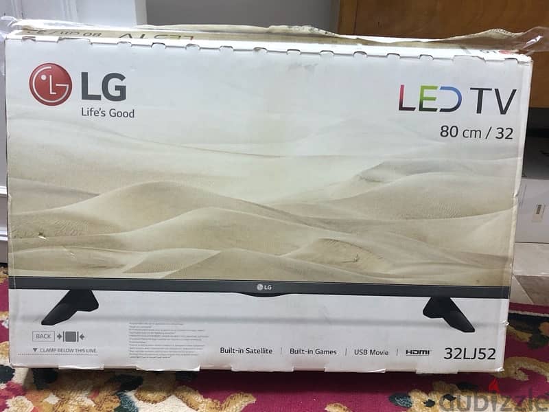 شاشة إل جي ٣٢ بوصة LED بحالة ممتازة - TV LG 32 5