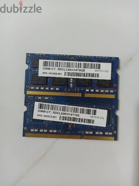 رامات DDR3 2G + 4G 0