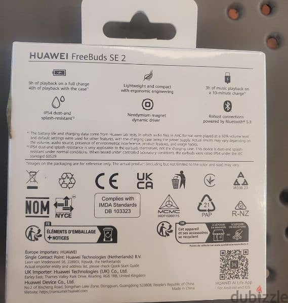 Huawei free buds se 2 3