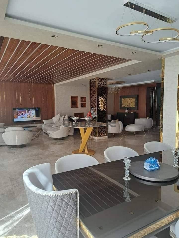 Furnished villa for rent in Katameya Dunes New Cairo فيلا للايجار مفروشة بالكامل في كمبوند قطامية ديونز القاهرة الجديدة 3