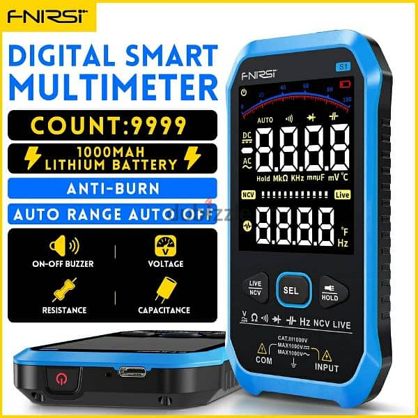 FNIRSI S1 multimeter افوميتر ديجيتال 0