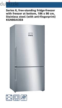 Series 6, bosch freestanding fridge freezer at bottom