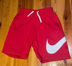 red nike short L