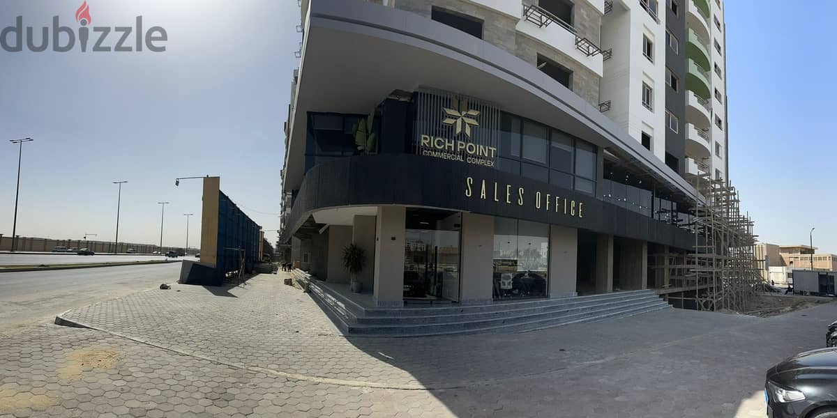 Immediate receipt shop for sale in New Nozha with the lowest down payment and longest payment period in a prime location in front of the Saudi German 0