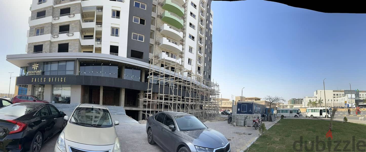 Immediate receipt shop for sale in New Nozha with the lowest down payment and longest payment period in a prime location in front of the Saudi German 3