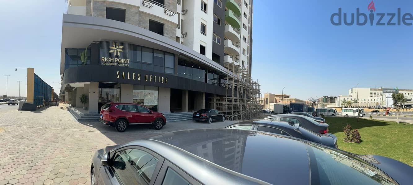 Immediate receipt shop for sale in New Nozha with the lowest down payment and longest payment period in a prime location in front of the Saudi German 5