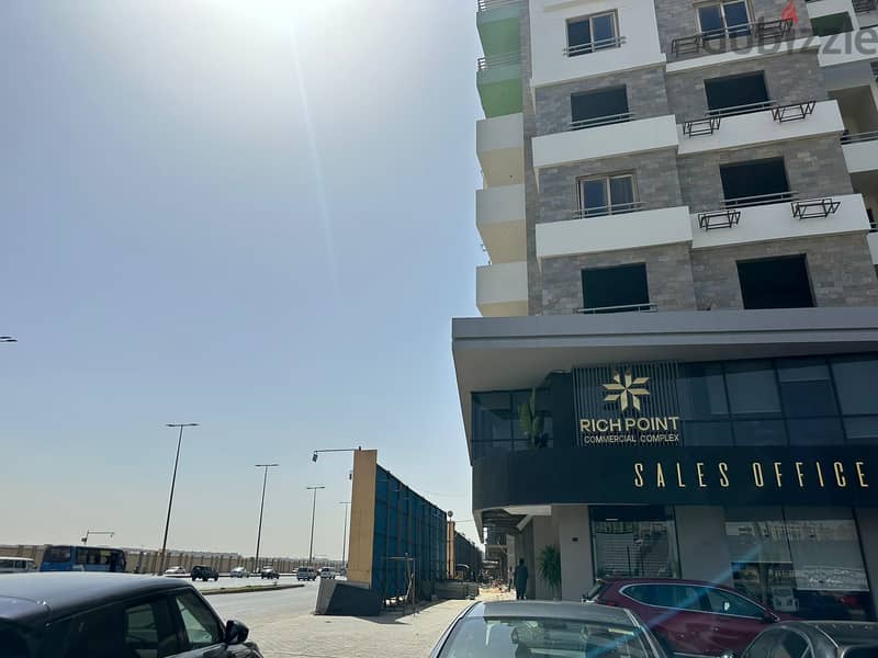 Immediate receipt shop for sale in New Nozha with the lowest down payment and longest payment period in a prime location in front of the Saudi German 8