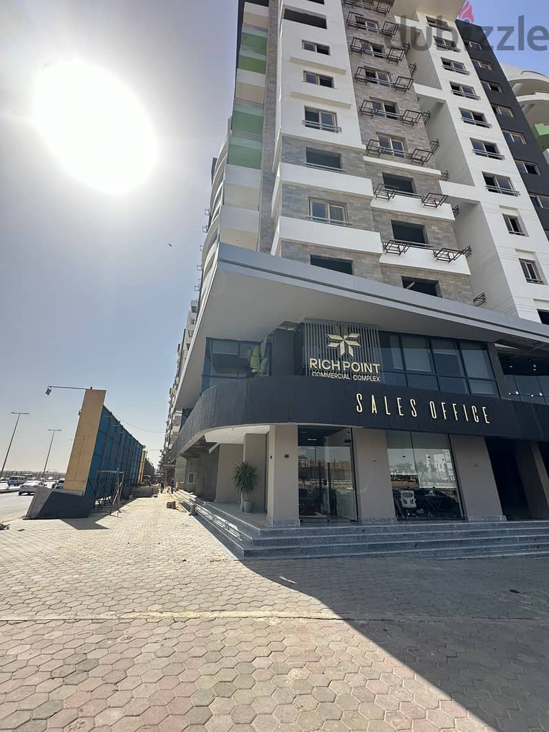 Immediate receipt shop for sale in New Nozha with the lowest down payment and longest payment period in a prime location in front of the Saudi German 15