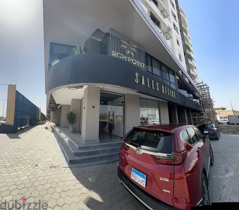 Immediate receipt shop for sale in New Nozha with the lowest down payment and longest payment period in a prime location in front of the Saudi German 17